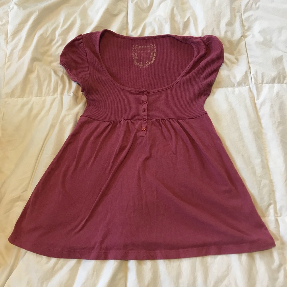 Size medium OneStepUp pink babydoll top